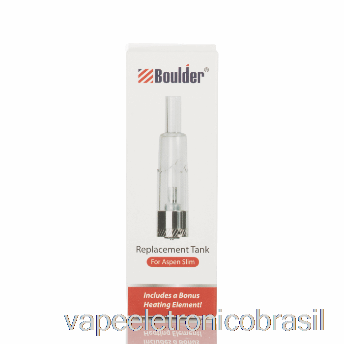 Vape Eletronico Boulder Aspen Slim Tanque De Substituição